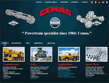 Tablet Screenshot of clark-cemas.com